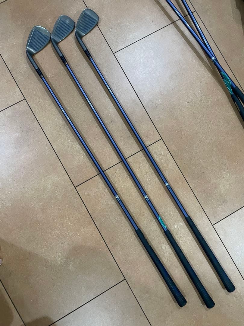 Le Coq Sportif キャディバッグ 青　ブリヂストンクラブ8点セット