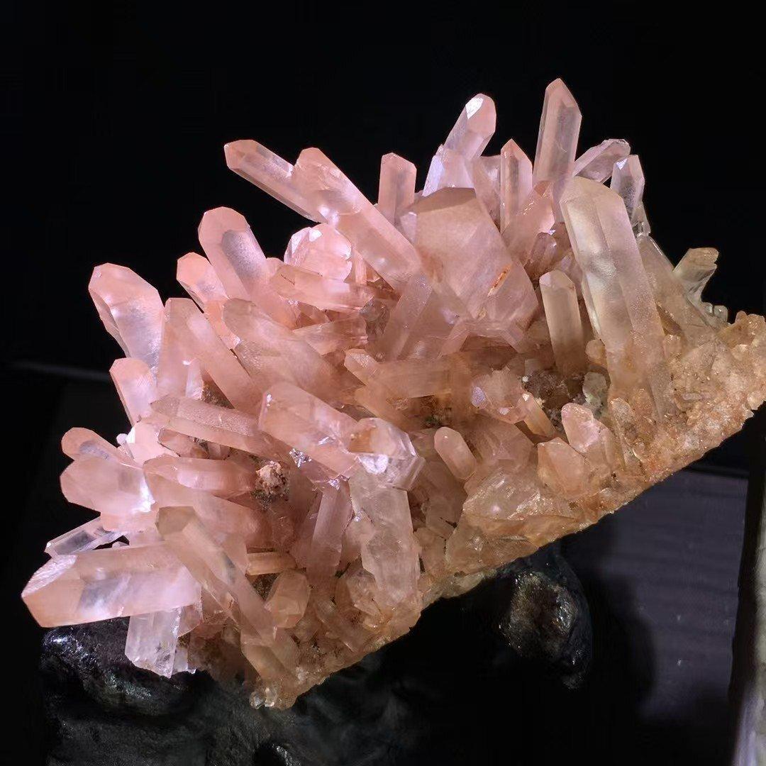 ◆超強いパワーヒマラヤ産天然水晶クラスター置物B0123/YS/188D