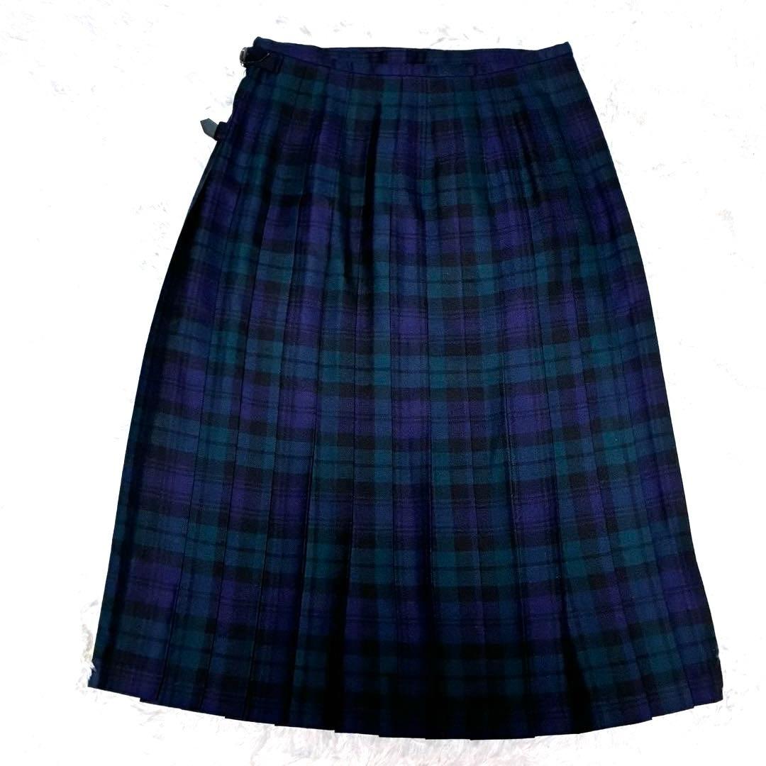 O'NEILOF DUBLINオニールオブダブリンウール プリーツラップスカート