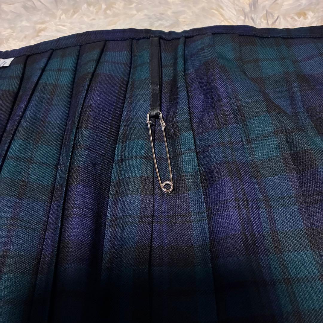 O'NEILOF DUBLINオニールオブダブリンウール プリーツラップスカート