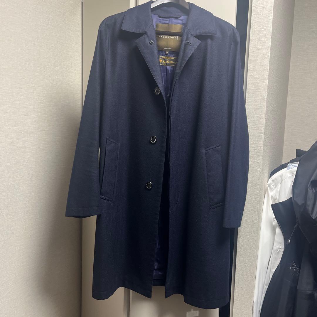 MACKINTOSH ステンカラーコート ネイビー 38