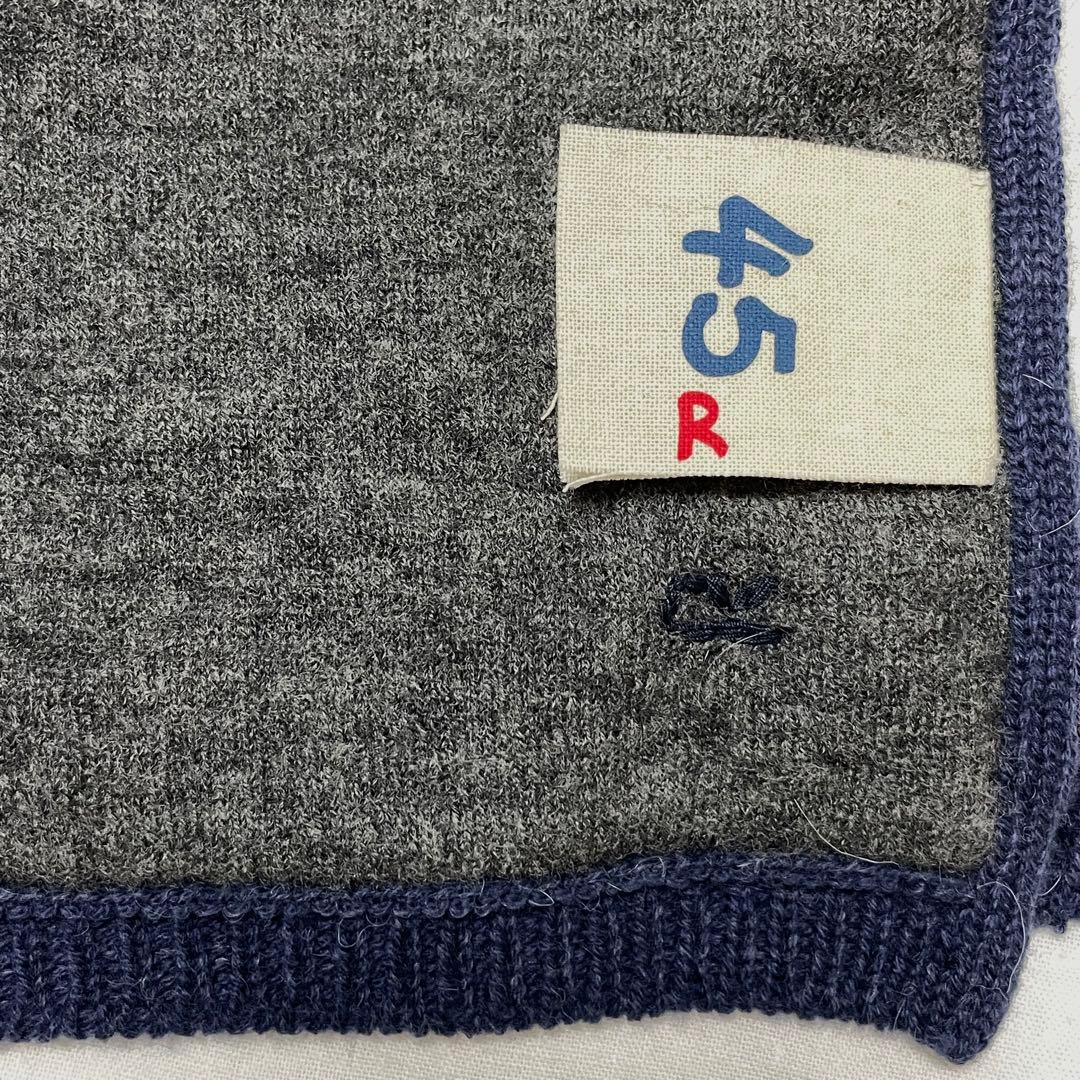 45R アルパカジャガードカウチンフェアアイル マフラー