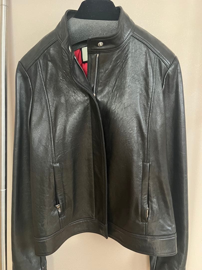 Gucci ブラックレザージャケット　【美品】
