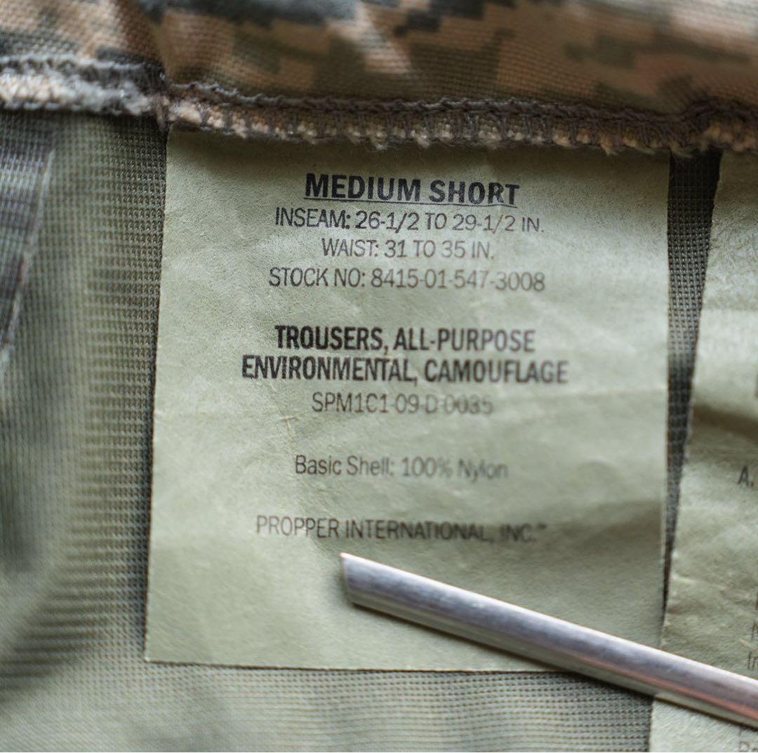 【デッドストック】アメリカ軍GORE-TEXパンツUSAF APECS ABU