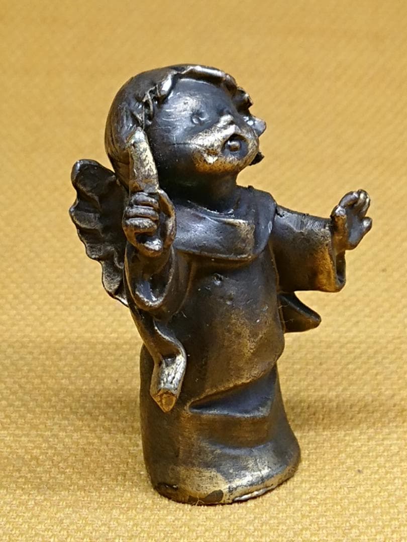 人形　天使　銅製　ヨーロッパ　置物　インテリア　工芸品　美術品　A2528