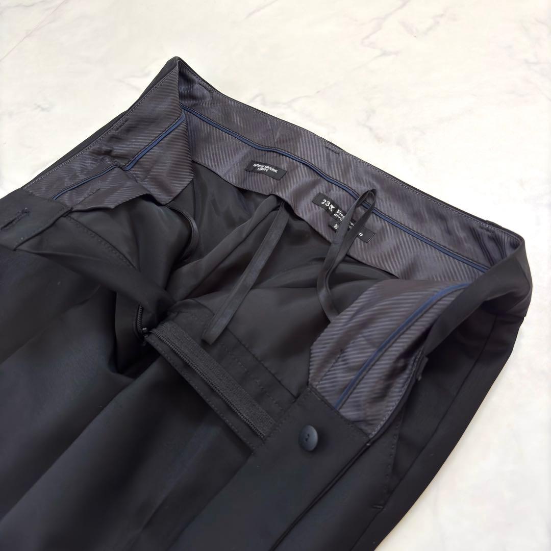 極美品✨23区 セットアップ パンツスーツ ストレッチ ブラック 38/36