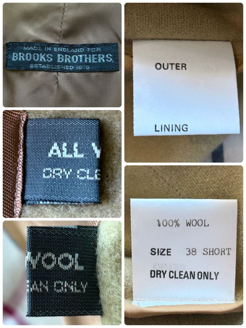 未使用保管品✨70s ブルックスブラザーズ トレンチコート 玉虫色 英国製 XL