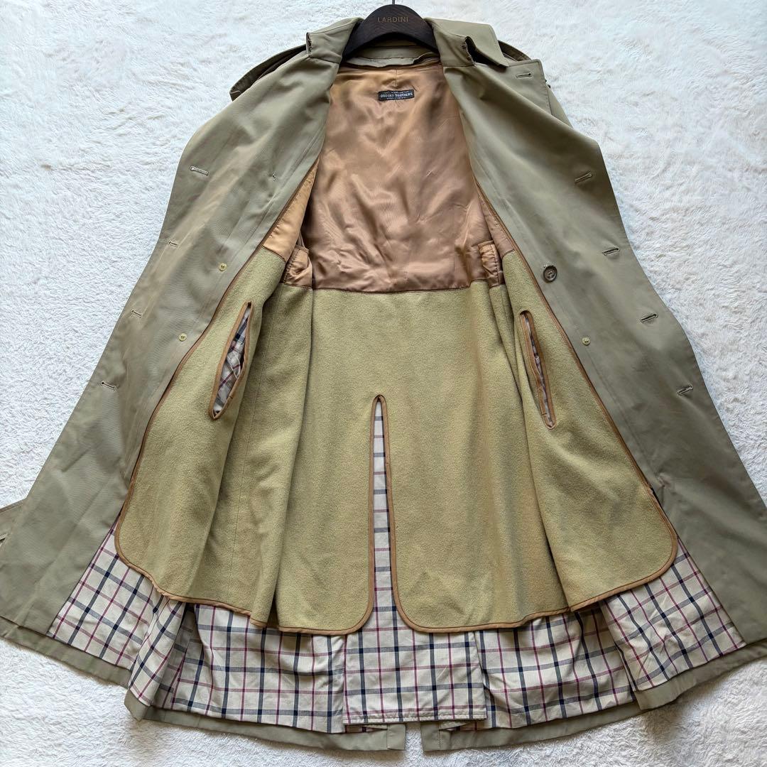 未使用保管品✨70s ブルックスブラザーズ トレンチコート 玉虫色 英国製 XL