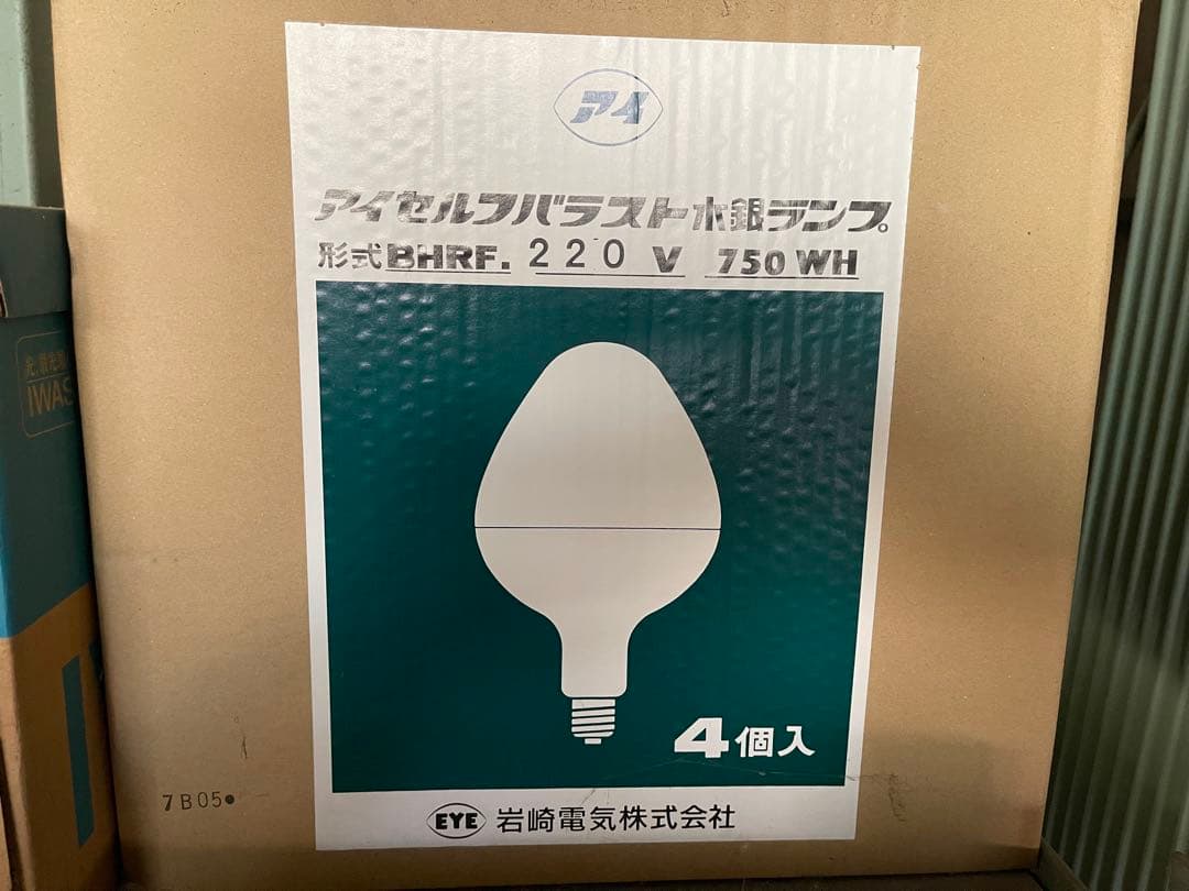 最終値段　IWASAKI バラストレス水銀ランプ 750W 4個入