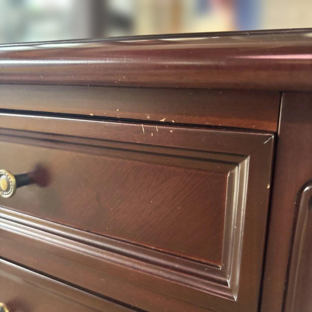 東海家具クラシックスタイル猫脚チェスト4段