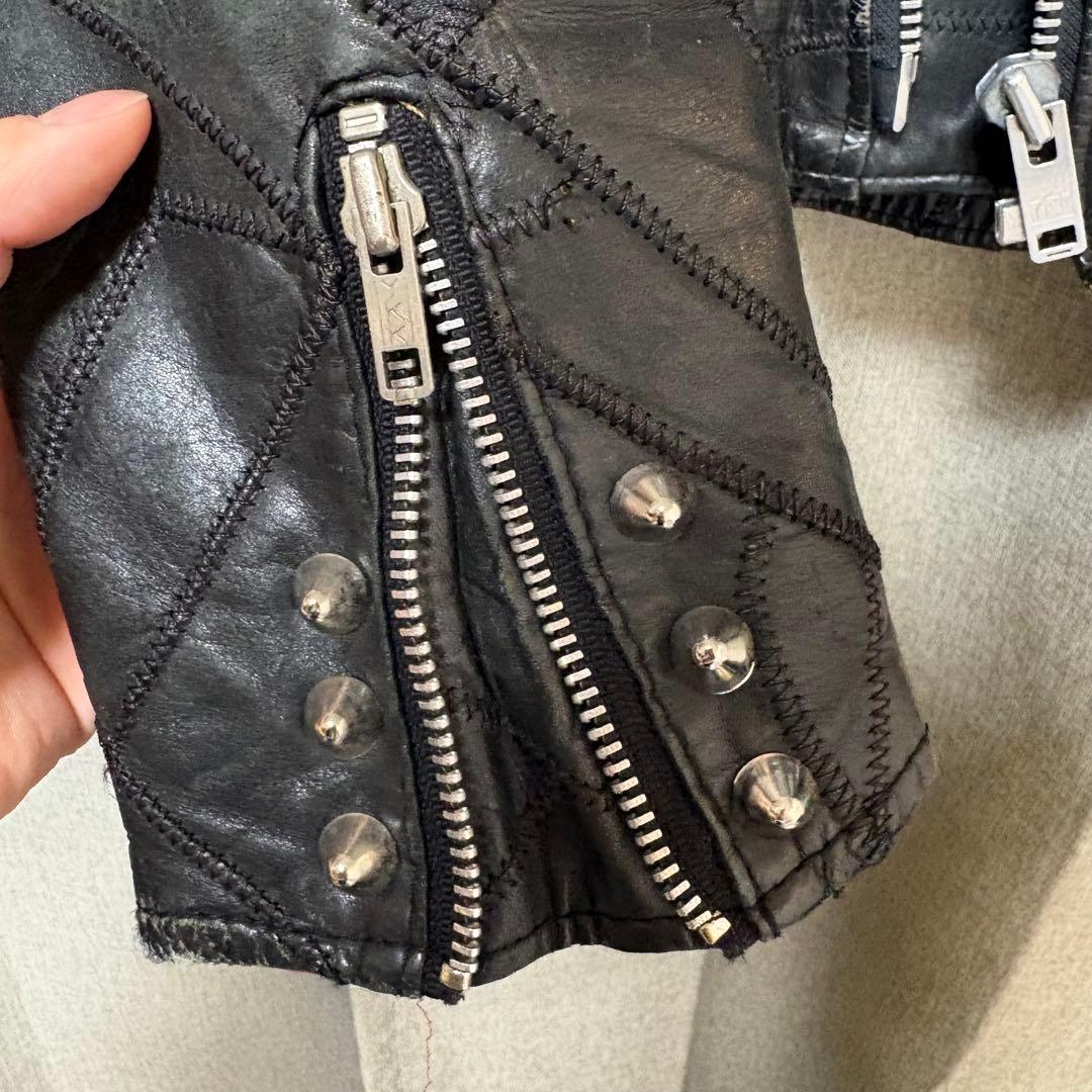 y*a様 80s ツギハギジャンCampri カンプリVOLTA ライダース 鋲