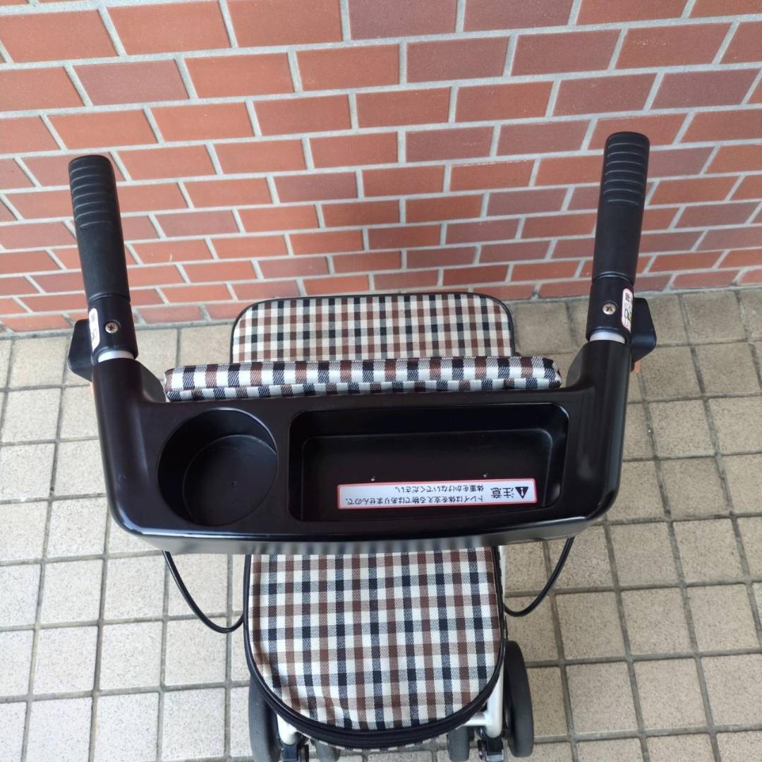 ☆☆シルバーカー　幸和製作所　テイコブポルタ STU02 チェックブラウン