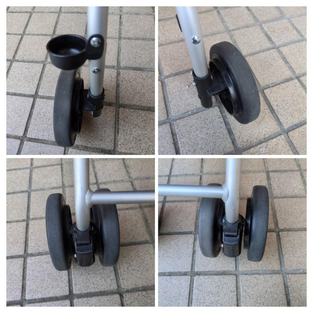 ☆☆シルバーカー　幸和製作所　テイコブポルタ STU02 チェックブラウン