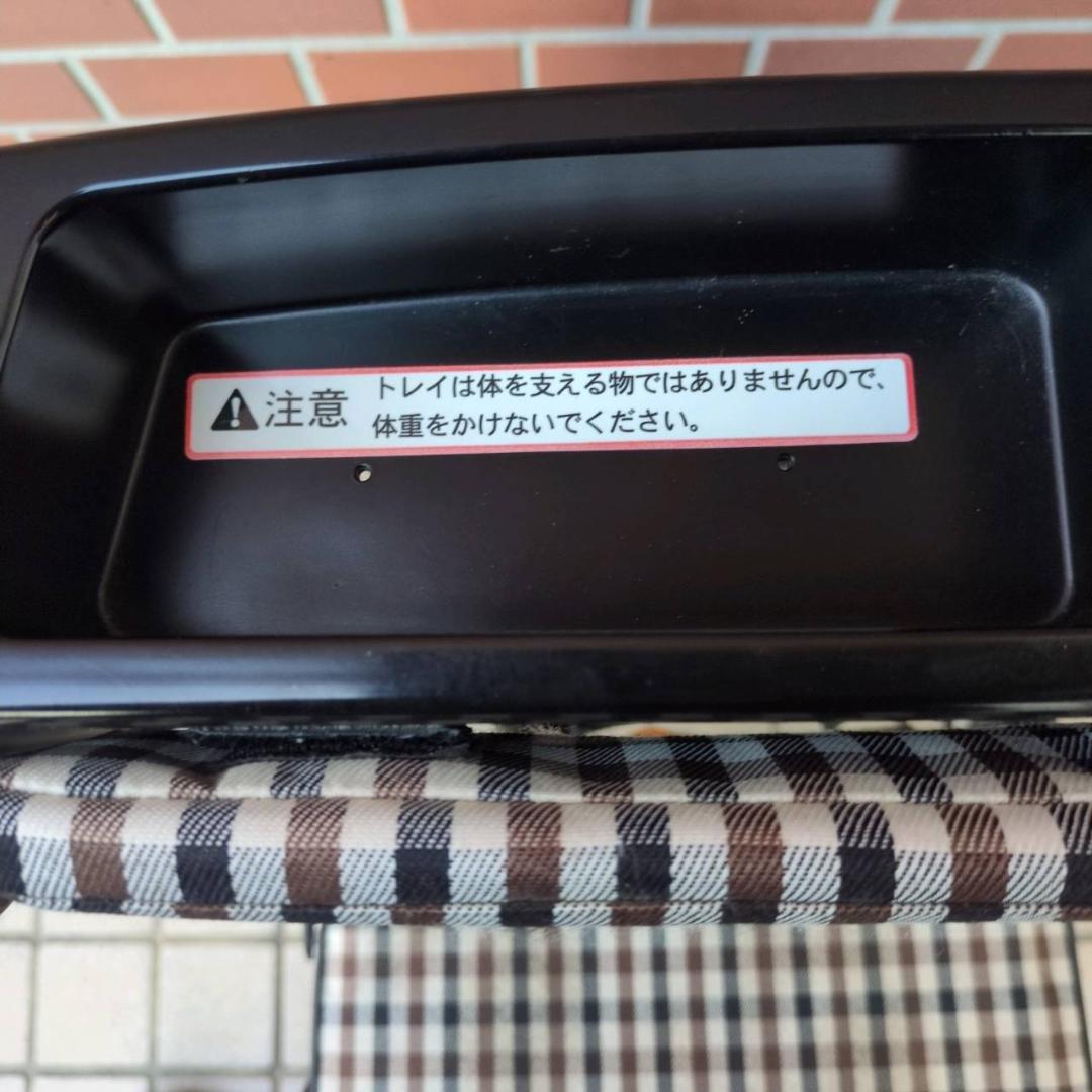 ☆☆シルバーカー　幸和製作所　テイコブポルタ STU02 チェックブラウン