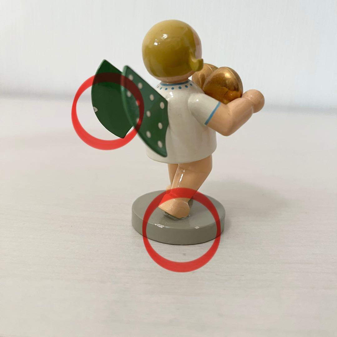 【Wendt&Kühn】ヴェント＆キューン 天使 3体 ドイツ ザイフェン