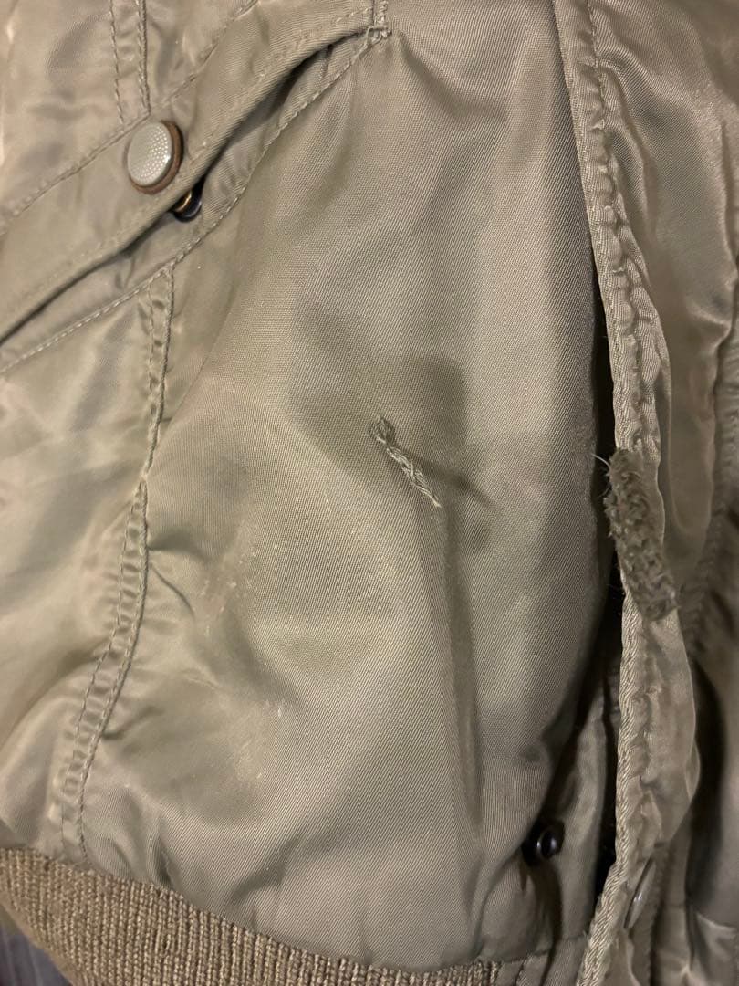 G.O.A フライトジャケット n2b 2サイズ カーキ オリーブ リアルファ