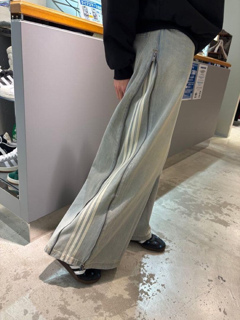 新品24 ADILENIUM シーズン3 ジップウォッシュド デニム パンツ