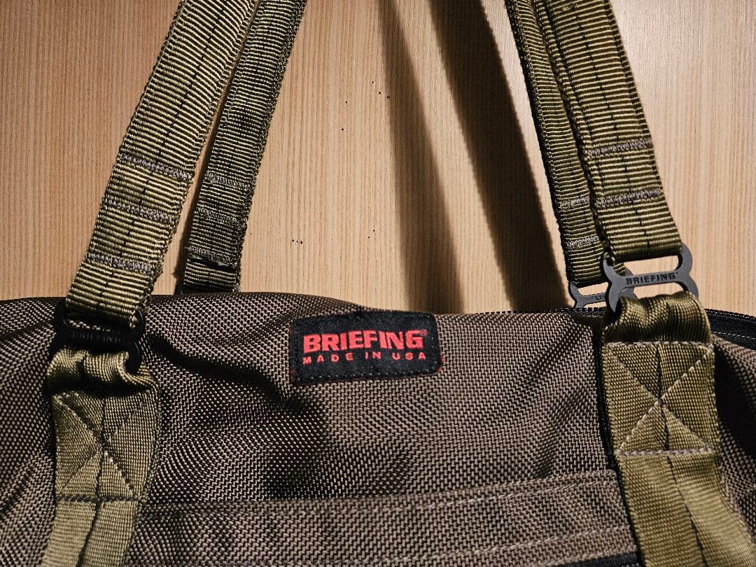 BRIEFING トートバッグ グレー/オリーブ