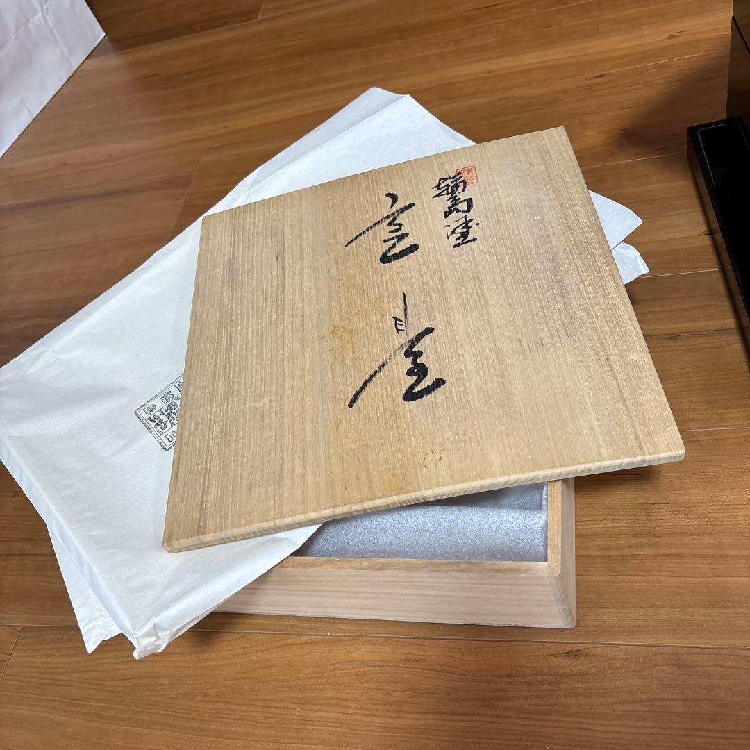 輪島塗 五段重と重台 黒塗内朱塗