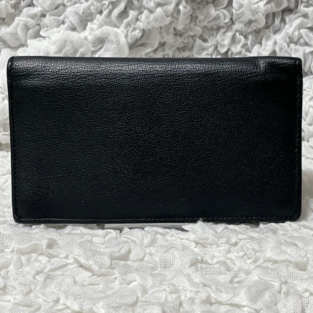 現行品✨BVLGARI ブルガリ ブルガリマン 二つ折り　財布 バイカラー　黒