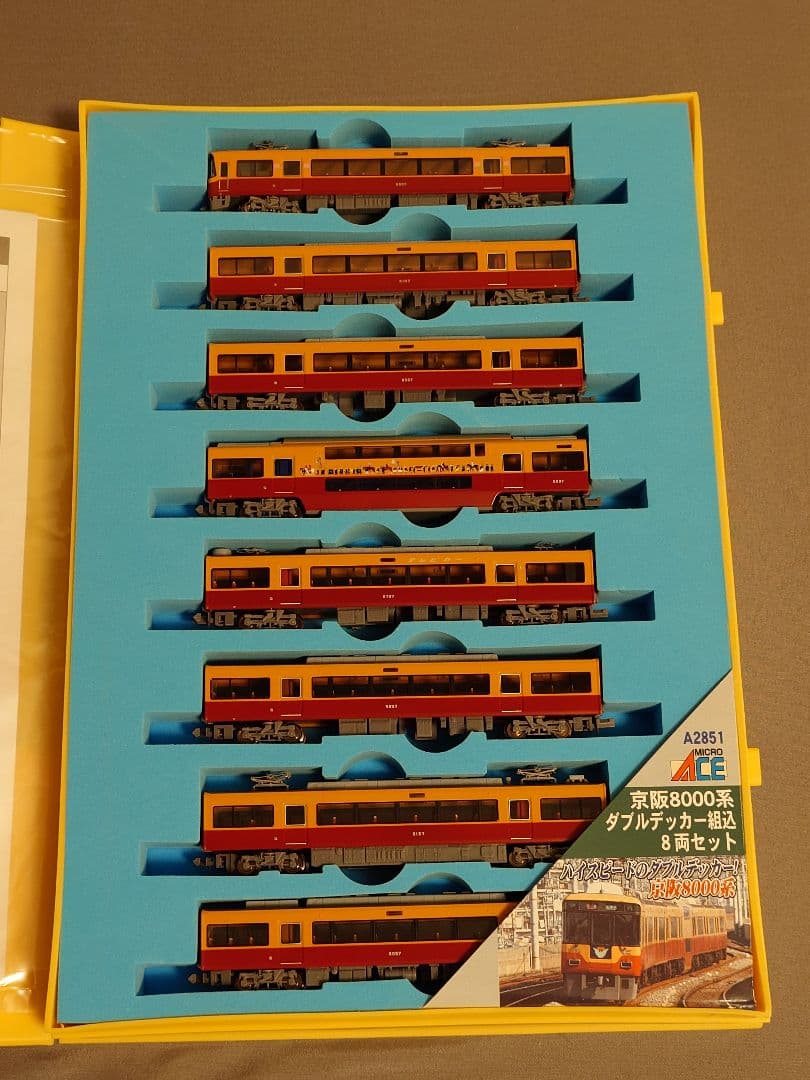 マイクロエース 京阪8000系 ダブルデッカー組込8両セット
