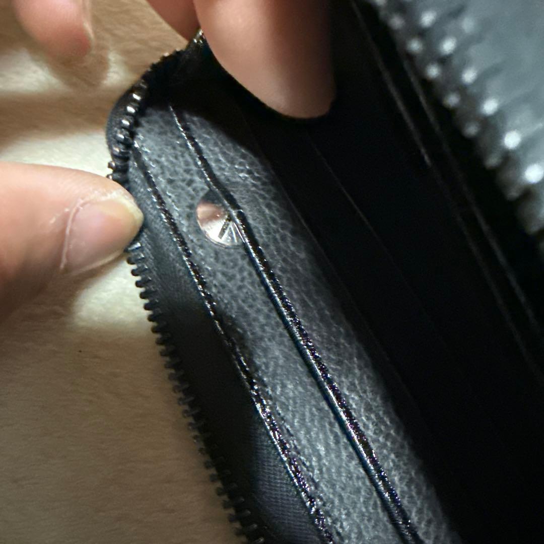 foot the coacher ブラック長財布