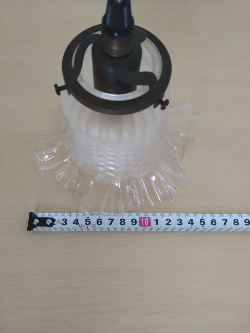 ガラスシェード（フリル）ペンダントライト