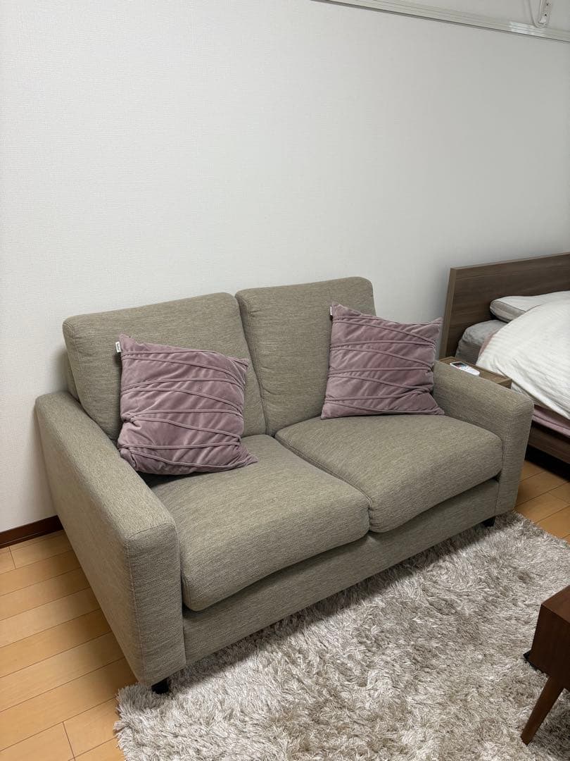 ニトリ　ふたり掛けソファ