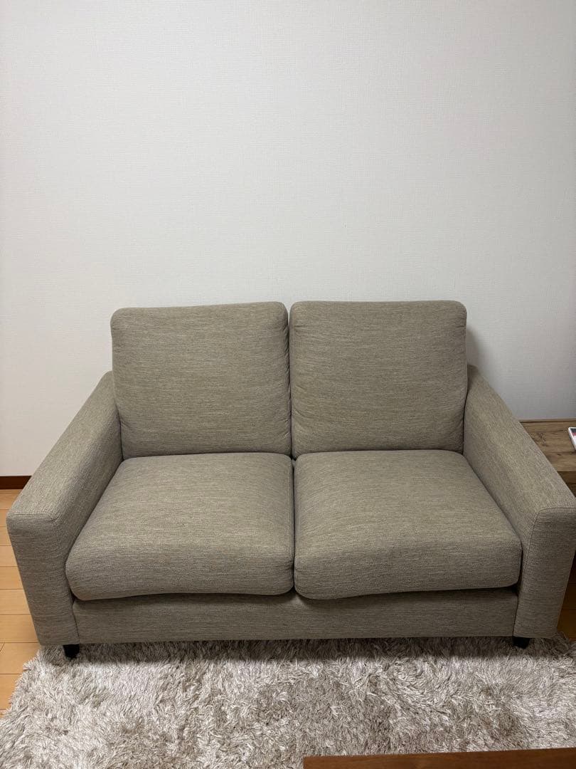ニトリ　ふたり掛けソファ