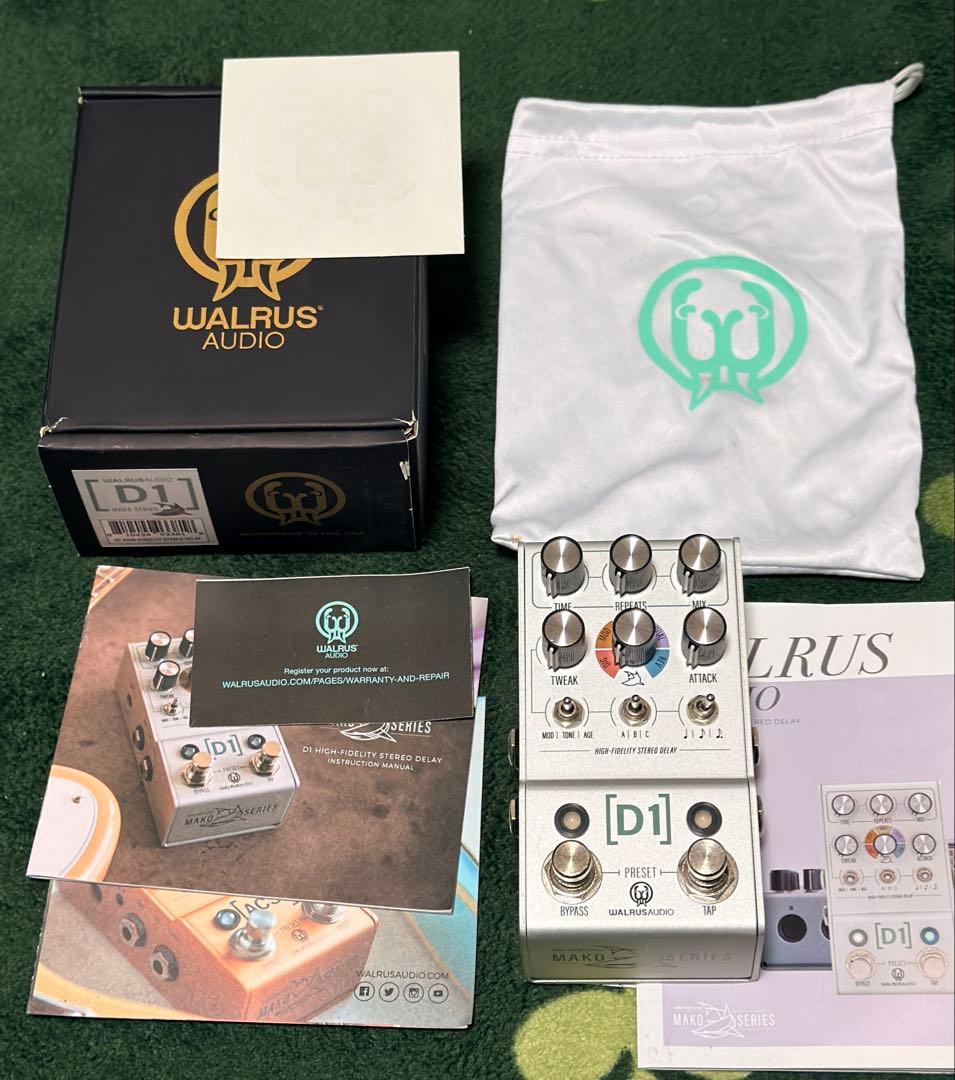 ギター WALRUS AUDIO D1 V2 High-Fidelity Delay