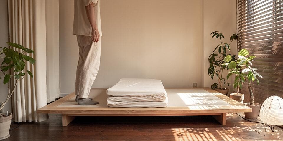 LIVING BED リビングベッド 旭川家具 建築家二人暮らし