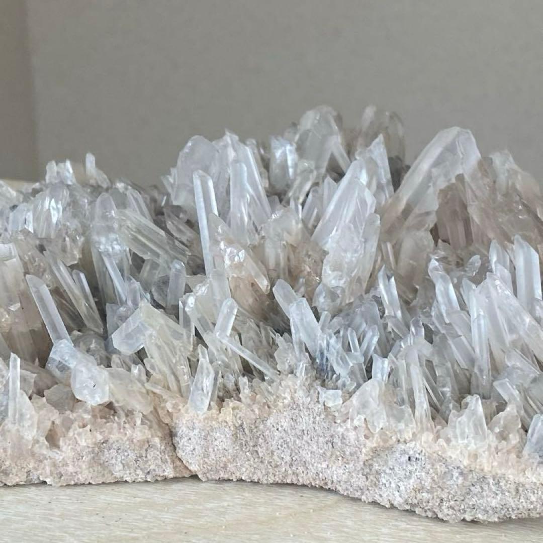 希少!! ブラジル産 ピンク 水晶 クラスター 原石 天然石 パワーストーン