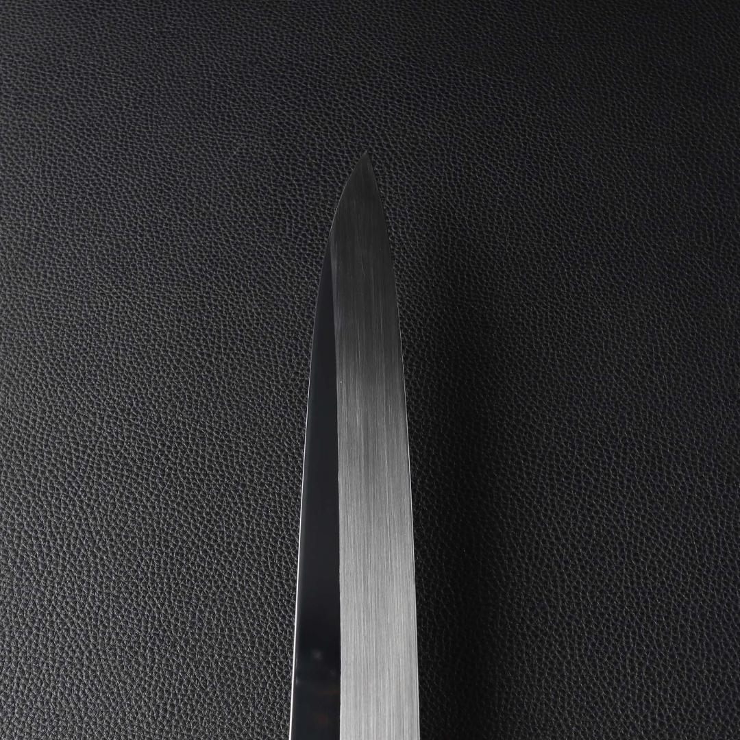 8140 鏡面仕上げ 柳刃包丁 尺 刃は究極の切れ味 刺身包丁 人工象牙八角柄