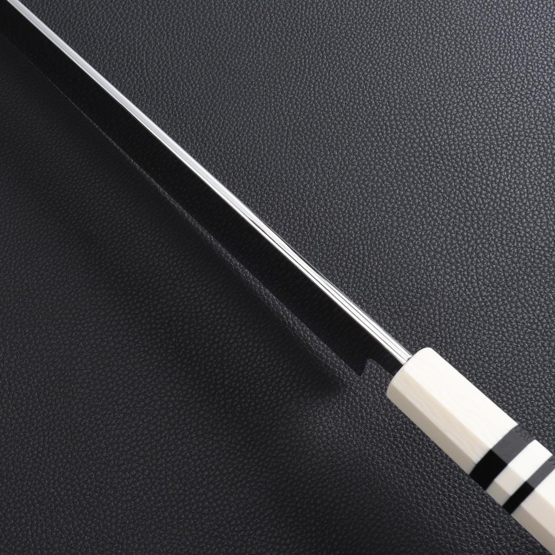 8140 鏡面仕上げ 柳刃包丁 尺 刃は究極の切れ味 刺身包丁 人工象牙八角柄