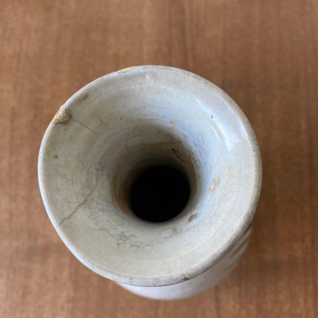 民藝　骨董　染付　徳利　花瓶