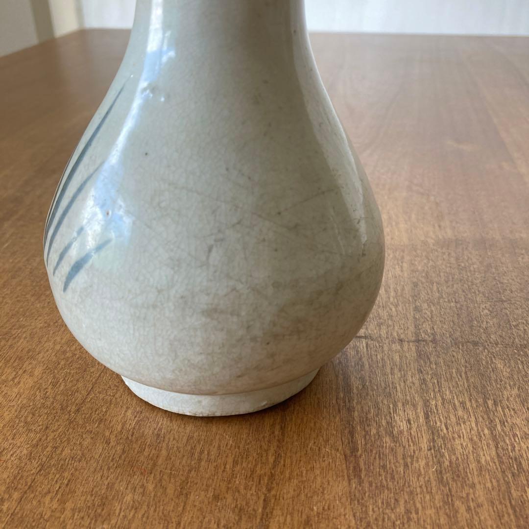 民藝　骨董　染付　徳利　花瓶