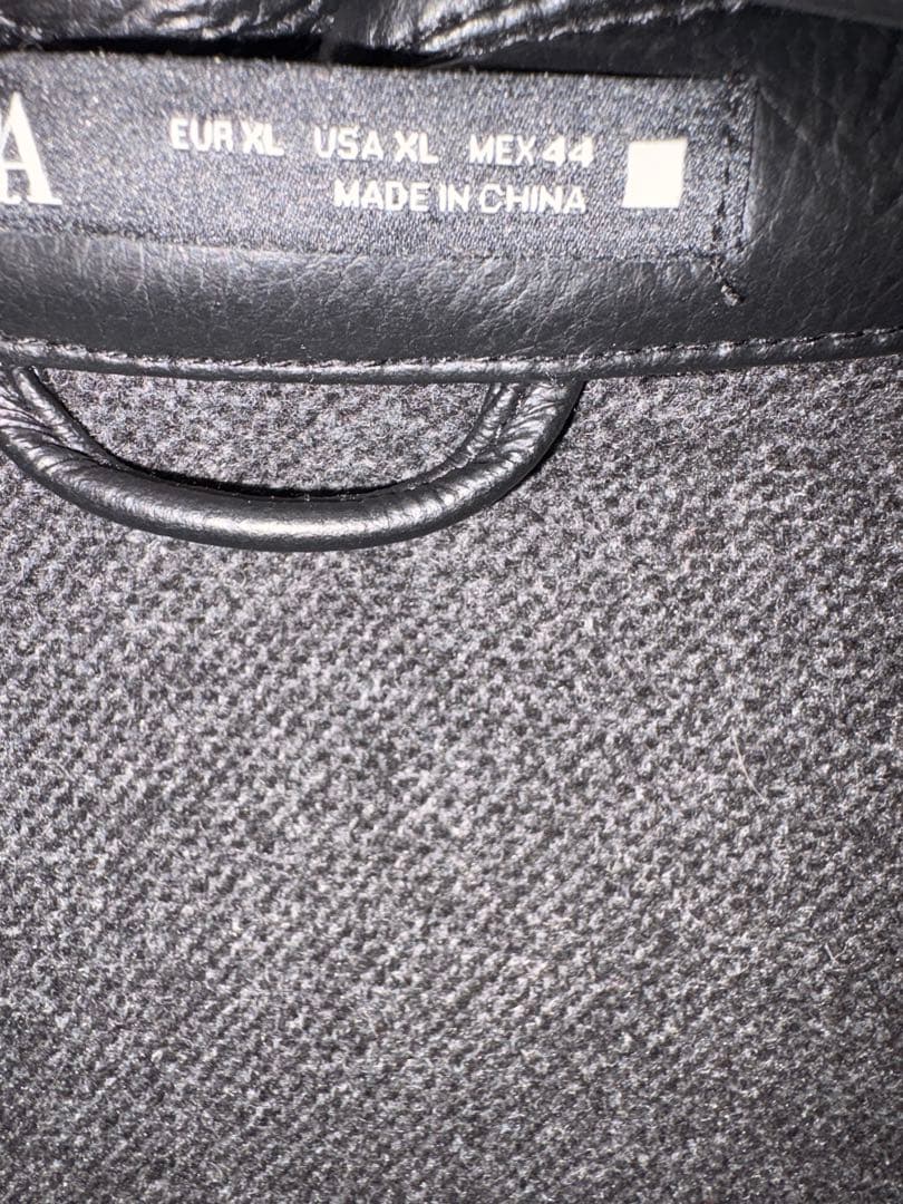 ZARA フェイクレザージャケット XL