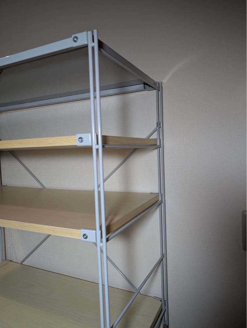 ■送料込■無印 MUJI スチールユニットシェルフ 衣類収納 ワードローブ棚家具