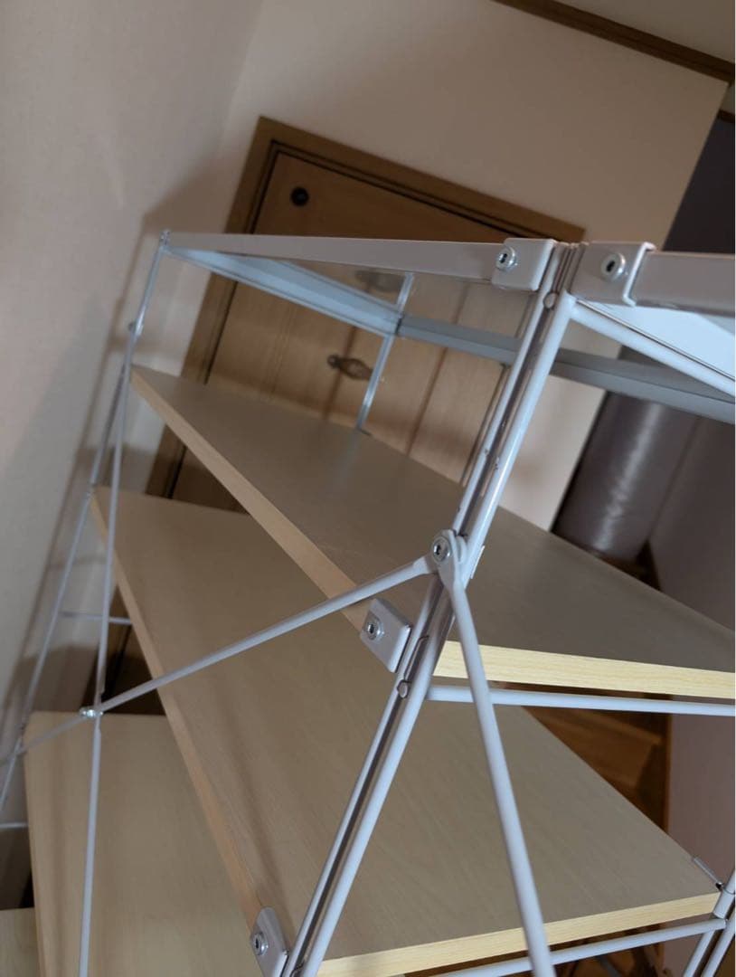 ■送料込■無印 MUJI スチールユニットシェルフ 衣類収納 ワードローブ棚家具