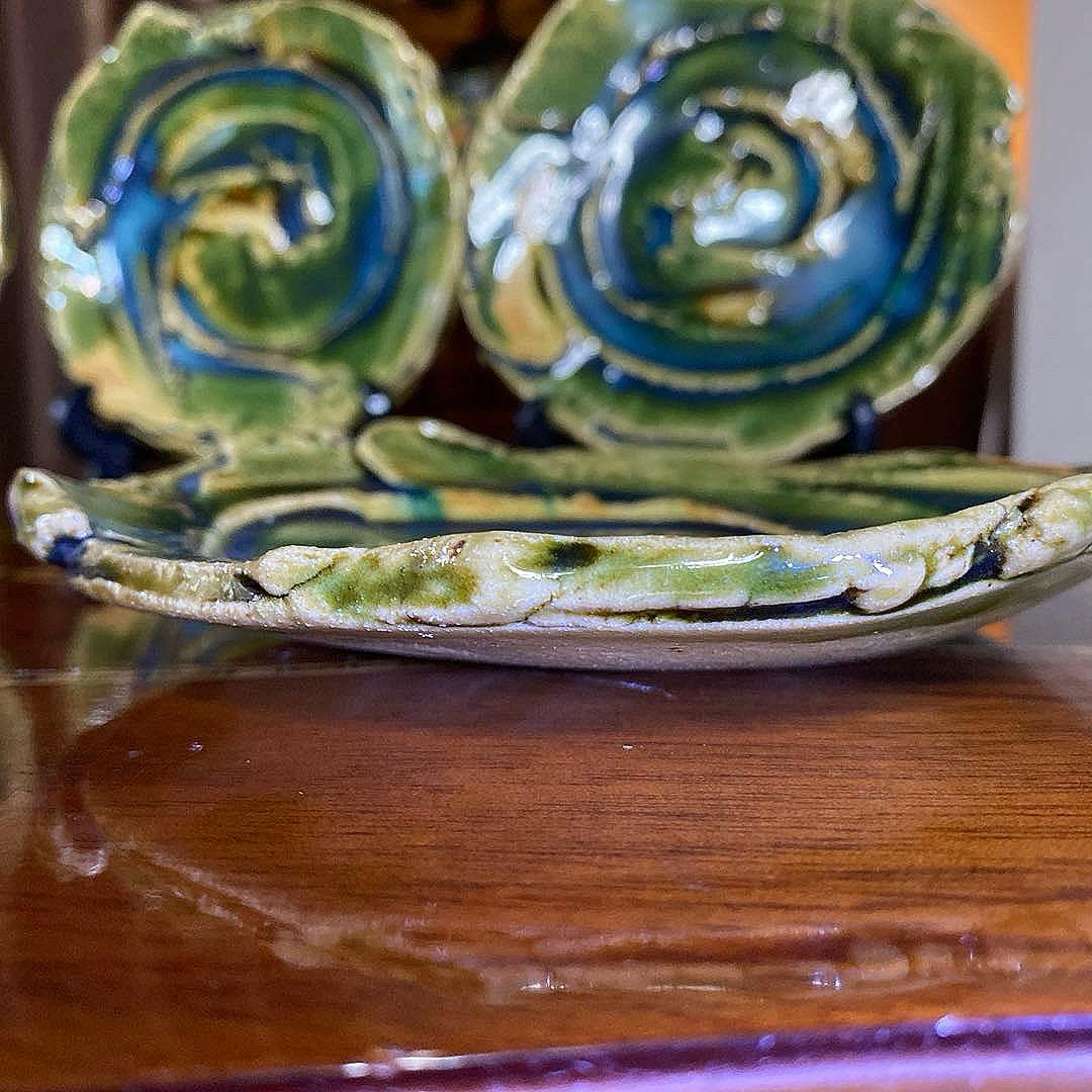 織部焼　山田正和？　皿　銘々皿　5枚