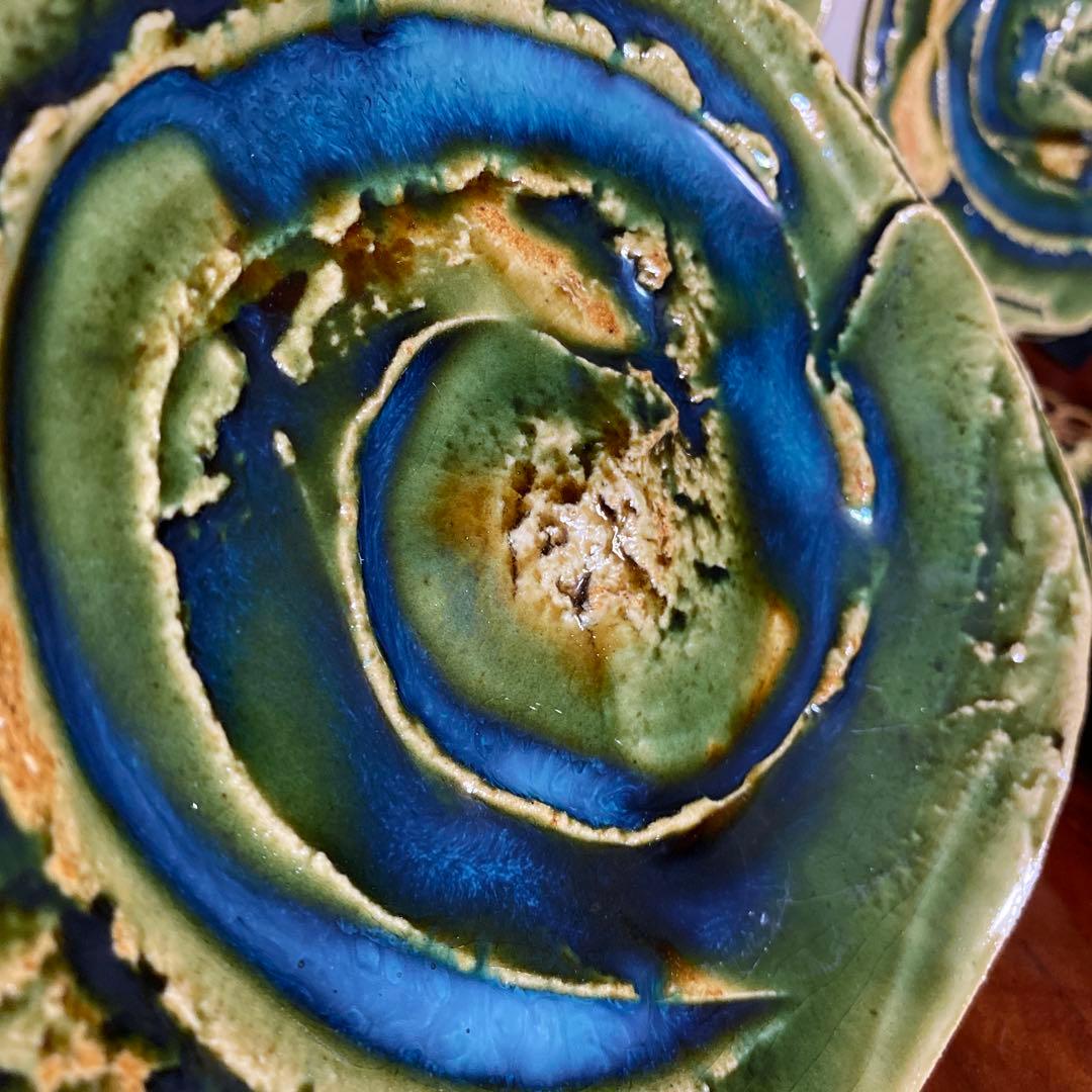 織部焼　山田正和？　皿　銘々皿　5枚