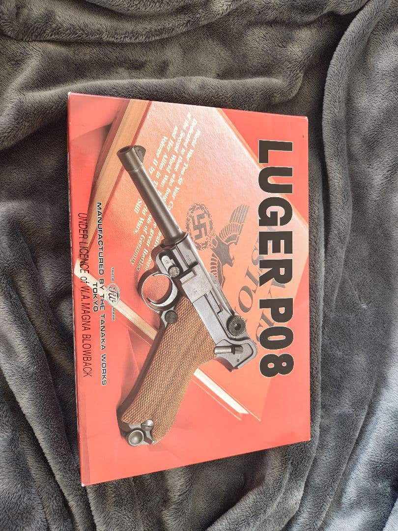 TANAKA LUGER P08 4inch HW ガスブロ マグ無 木グリ