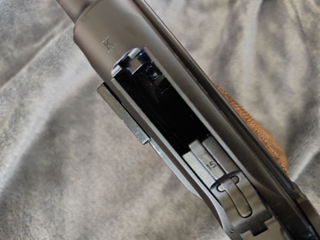 TANAKA LUGER P08 4inch HW ガスブロ マグ無 木グリ