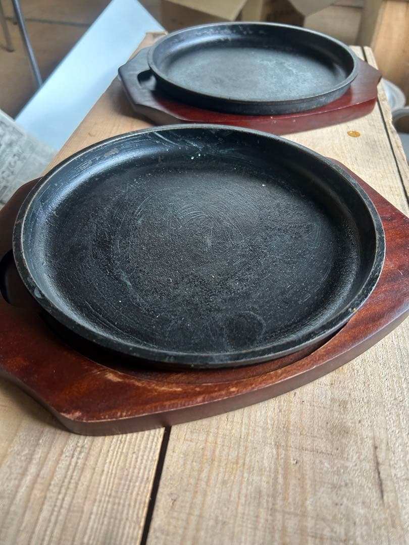 鉄製 22cm 10枚グリルパン標準（木製台）トキワ送料無料