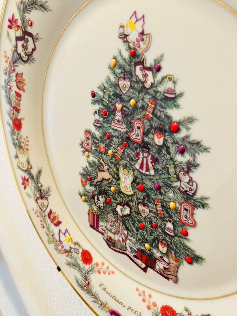 美品‼️レノックスクリスマスプレート2005