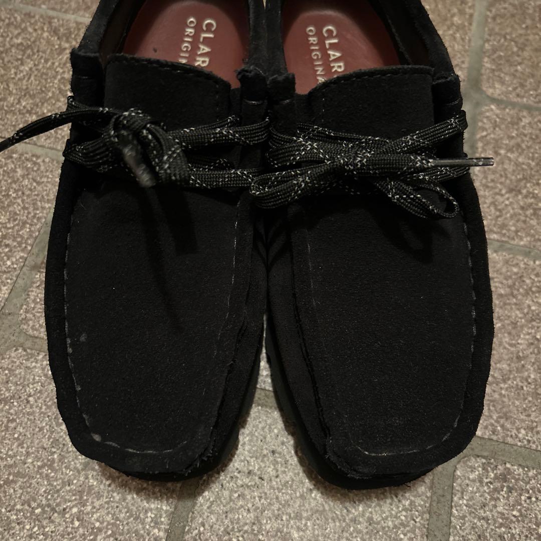 Clarks Wallabee.GTX ブラック スエード