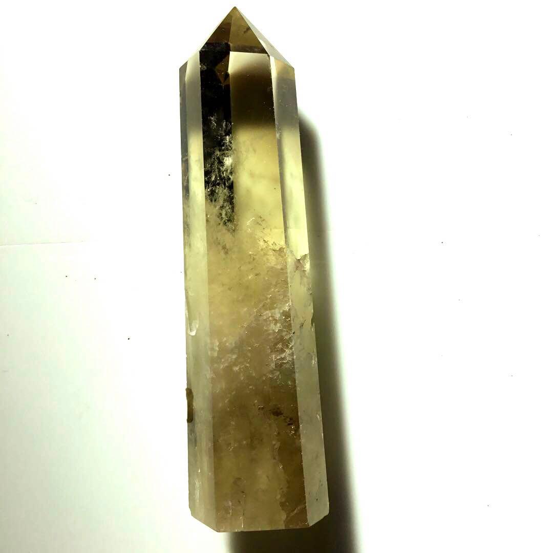 天然石シトリン　非加熱黄水晶　大きめポイント180g 金運アップ　パワーストーン