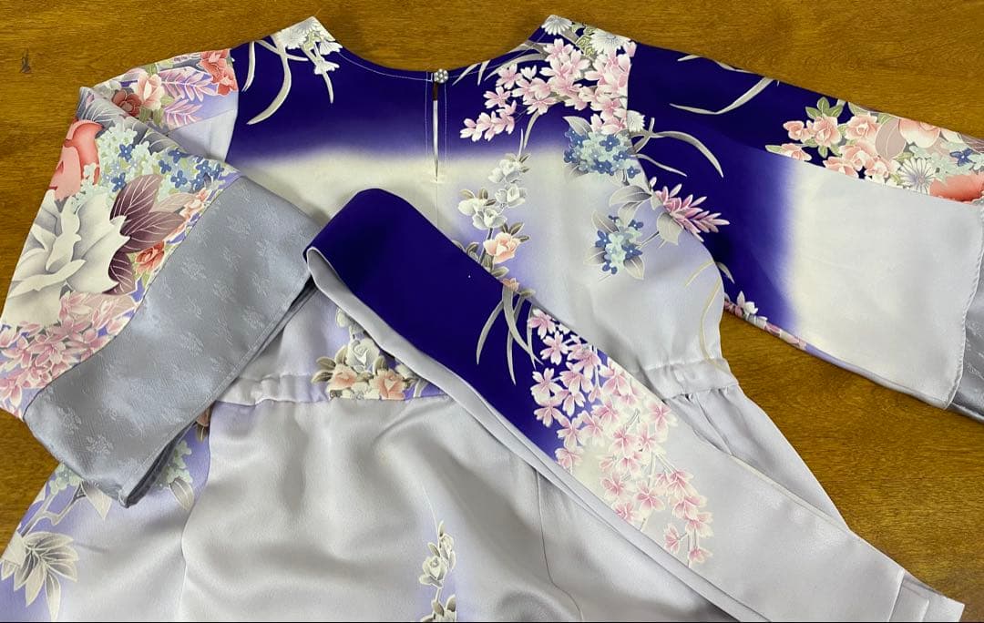 3249 着物　リメイク　ドレス　ワンピース