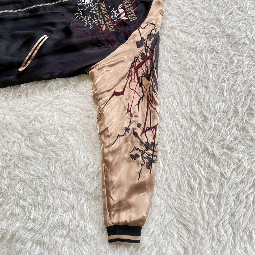 絡繰魂　シャンクス　ONE PIECE　コラボ　スカジャン　リバーシブル　刺繍