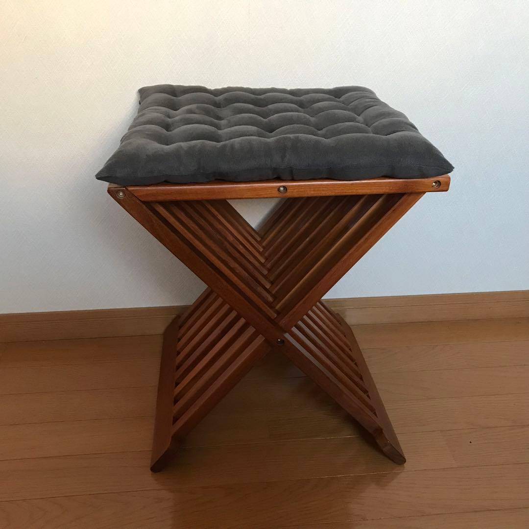 折りたたみ式 木製 スツール Fritz Hansen 椅子 チェア